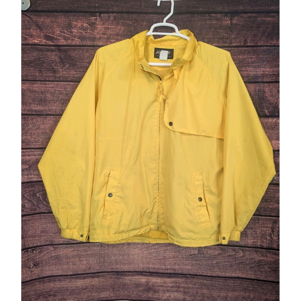 Hilton Corporate Casual Mens Water Resistant Windbreaker NO Size Tag L  XL??‎